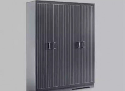 Kleiderschrank Schwarzer Schrank Schränke Schlafzimmer Möbel design